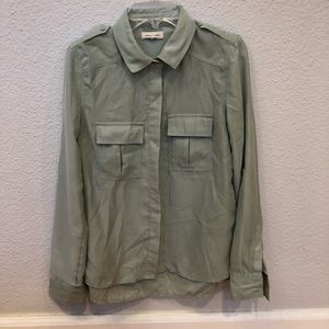 Mint Green Button Down